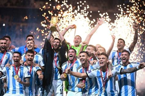 En Images La Joie Des Argentins Qui F Tent Leur Titre De Champions Du