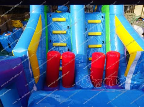 Water Slide Obstacle Course - Channal Inflatables