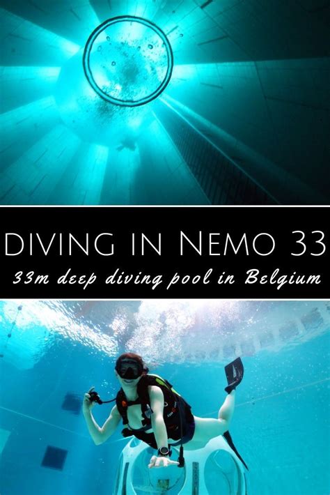 Diving In Nemo 33 The First Deepest Pool In The World Near Brussels In