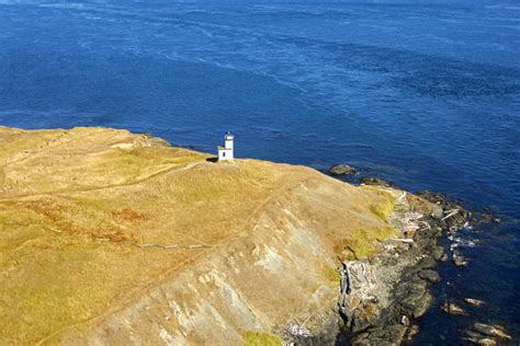 Cattle Point Lighthouse In San Juan Island Wa United States