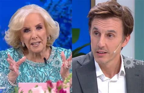 Mirtha Legrand llamó el marido de Pampita a Roberto García Moritán y