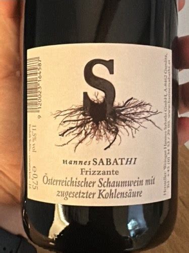 Hannes Sabathi Frizzante Ros Vivino Canada