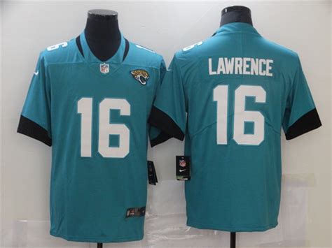 Jacksonville Jaguars 16 Trevor Lawrence Youth Teal Vapor Limited