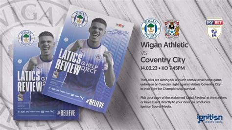 Wigan Athletic Fc Latics Review Wigan Athletic V Coventry City