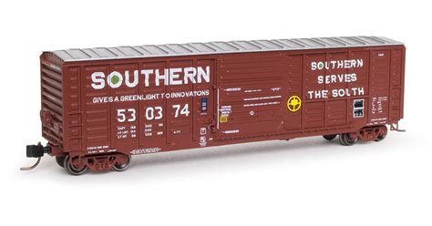 Exactrail N Scale Southern Railway P S 5077 Waffle Side Box Car EN