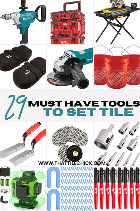 29 must have professional tiling tools you NEED to buy