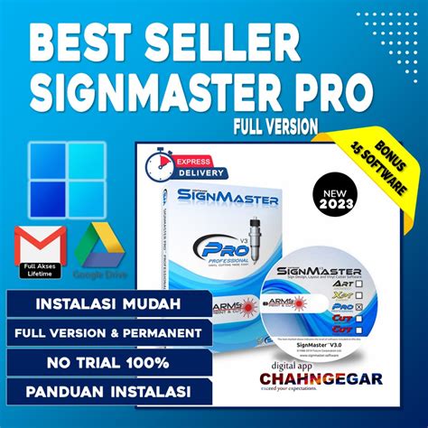 Jual Signmaster Pro Cut Arms Edition Full Lisensi Lifetime Software