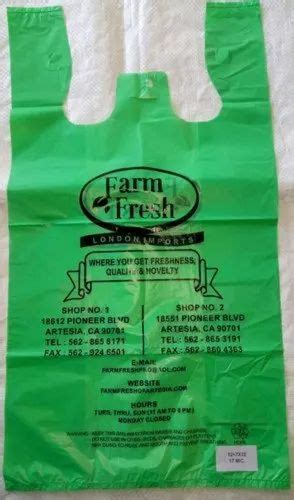 W Cut Printed Corn Starch Carry Bags Holding Capacity 5 Kg At ₹ 220