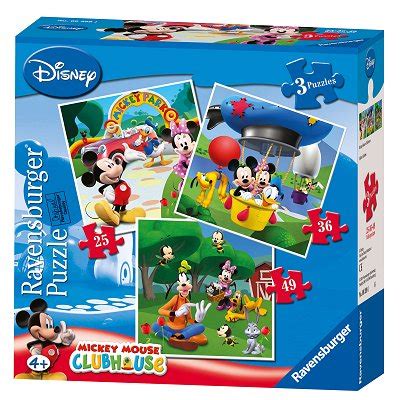 Ravensburger Puzzles Mickey Et Ses Amis Mickey Mouse Clubhouse