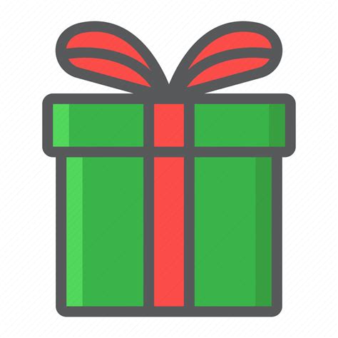 Box Christmas T Holiday New Year Present Icon Download On