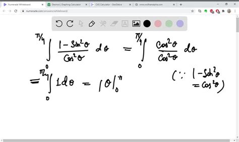 Solvedevaluate The Definite Integral Of The Trigonometric Function