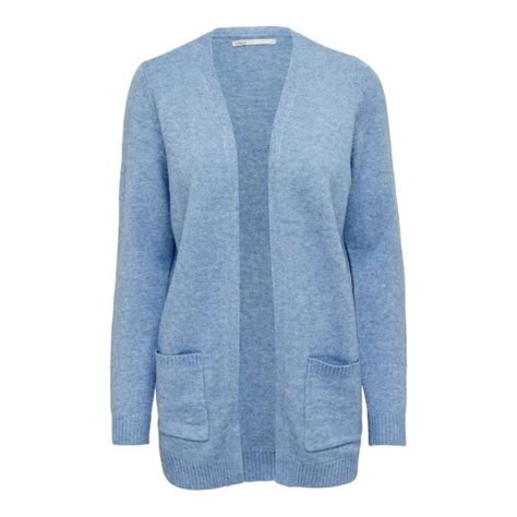 Gilet Cardigan Femme Only Lesly Open Only Licence Bleu Longueur