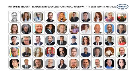 Top 50 B2b Thought Leaders And Influencers You Should Work With In 2023