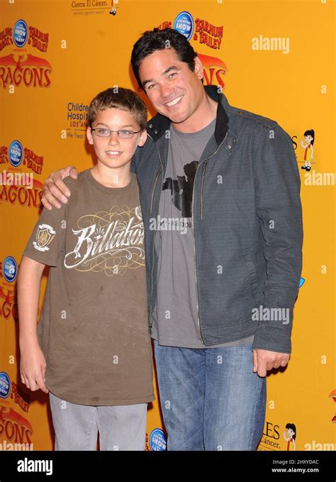 Dean Cain And Son Christopher Cain Attends The Premiere Of Dragons