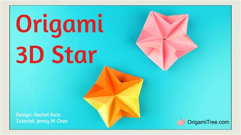 Origami 3D Star » OrigamiTree.com