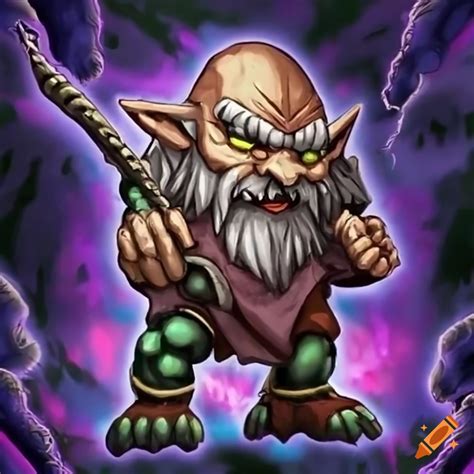 Yu Gi Oh Gnome Monster Card On Craiyon