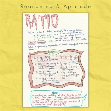 Aptitude Notes Boost Your Skills With Handwritten Study Material