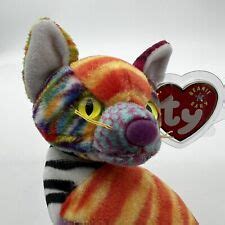 Ty Beanie Baby Kaleidoscope Cat For Sale Online Ebay