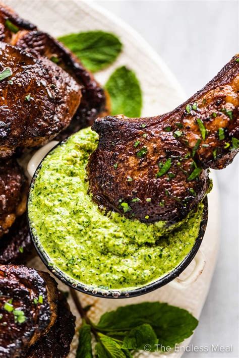 Lamb Lollipops With Mint Pesto The Endless Meal