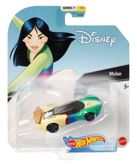 Hot Wheels Disnery Pixar Character Cars Series Mulan Vehicle Scale