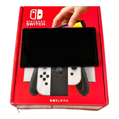 ヤフオク Nintendo Switch 有機el 本体のみ 外箱付き 動作