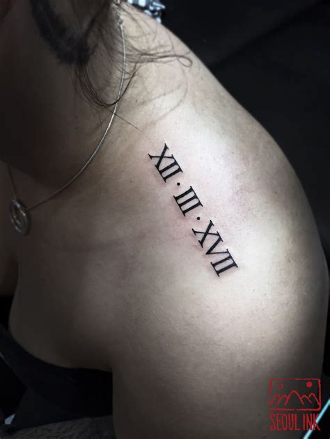 Roman numeral tattoo | Style tatouage, Tatouage, Idées de tatouages