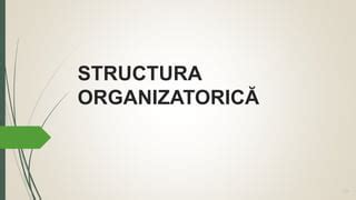 Structura Organizatorica PPT