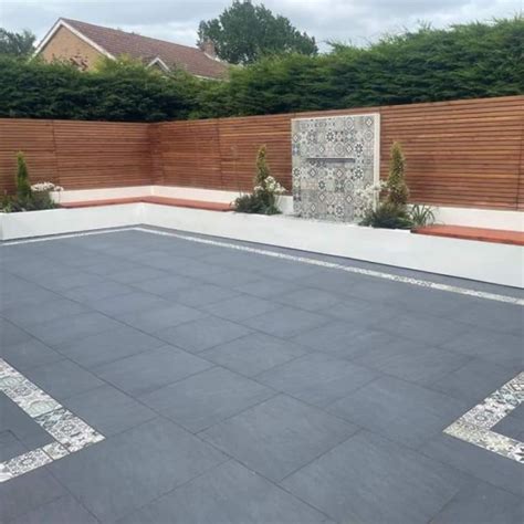 Ardesia Grey Porcelain 600x600 Paving Stones Direct