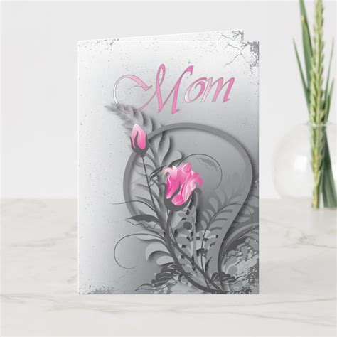 Pink Roses Mothers Day Card Zazzle Pink Roses Mothers Day Cards Mothers Day