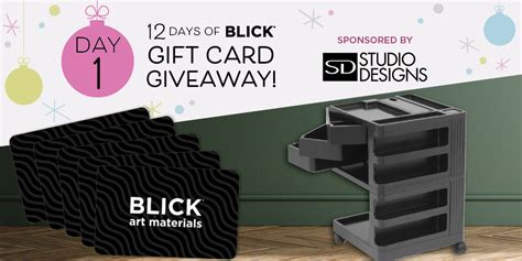 Blick Art Materials on Twitter: "🎄 12 Days of BLICK starts NOW! ️ Enter to WIN a $100 BLICK Gift ...