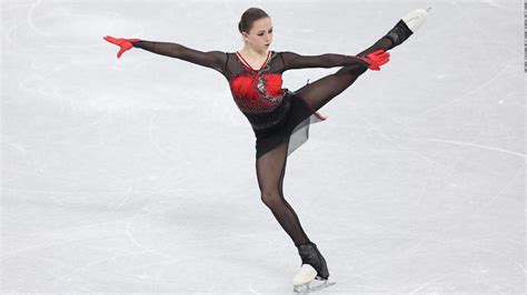 Kamila Valieva Russian Figure Skater Becomes First Woman To Land A