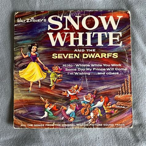 Disney Media Snow White The Seven Dwarfs Soundtrack Disney 2 Vinyl