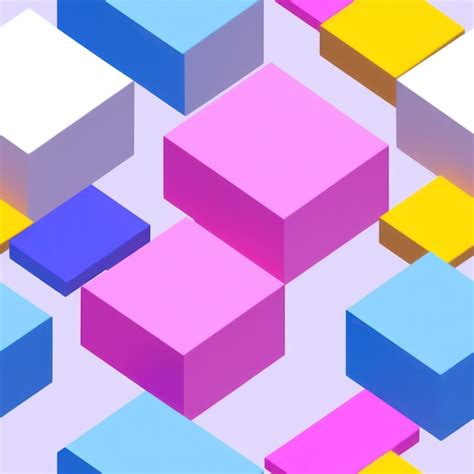 Premium AI Image A Wallpaper Of Colorful Cubes With The Word Cubes On It