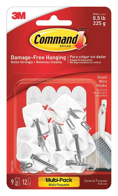 Command Hooks Plastic Small Wire Hook Value Pack Pk U