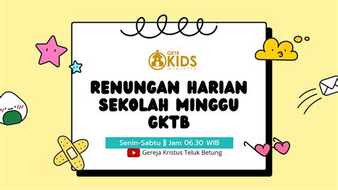 Renungan Harian Sekolah Minggu Gktb Kebun Anggur Nabot Raja Raja