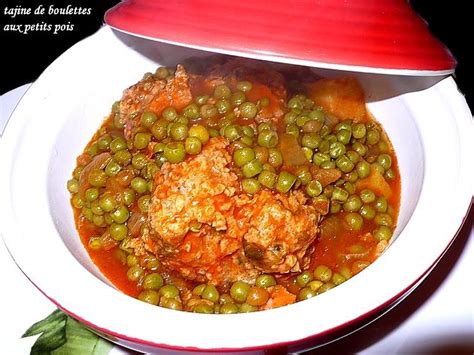 Recette De Tajine De Boulettes Aux Petits Pois