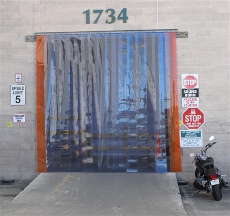 Clear Plastic Strip Curtains For Dock Doors Mars Air Curtains And PVC