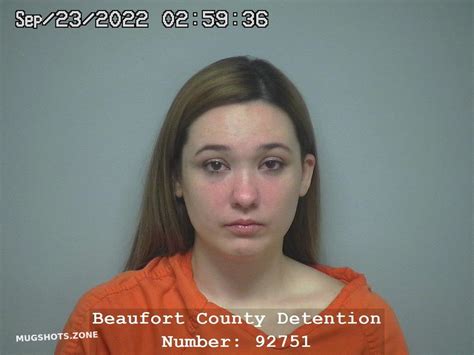 Camille Tamsin Carter 09 23 2022 Beaufort County Mugshots Zone