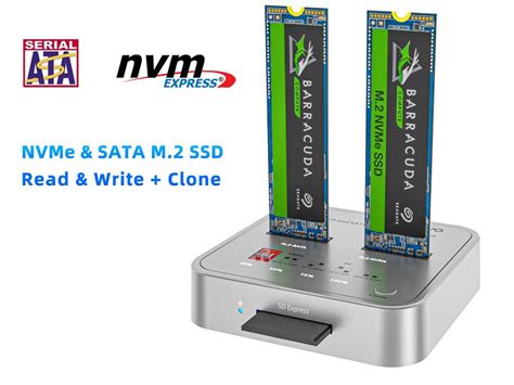 NeweggBusiness MAIWO Dual Bay External M 2 NVMe SATA SSD Docking