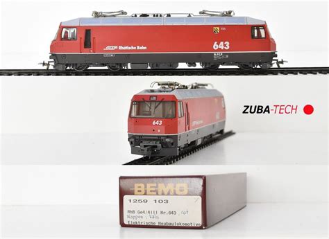 Bemo 1259103 E Lok Ge 4 4 III RhB H0m GS Kaufen Auf Ricardo