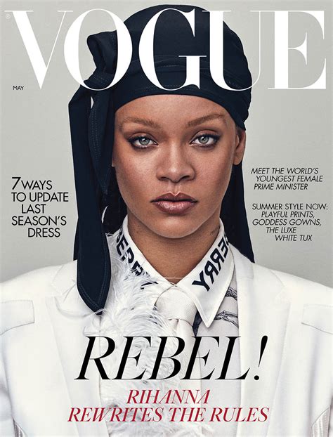 Rihanna Covers British Vogue May 2020 By Steven Klein Fashionotography