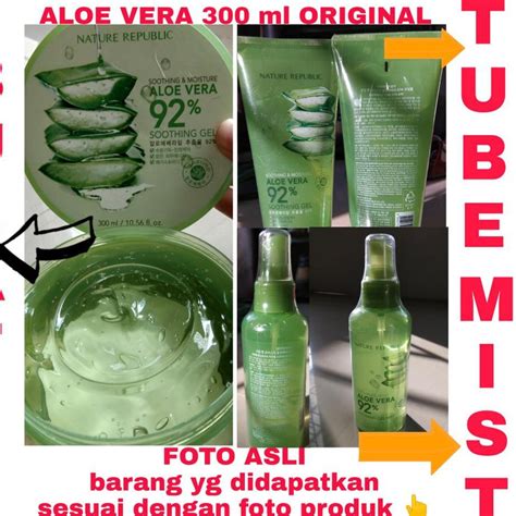 Uwy372 Nature Republic Ori Korea Aloe Vera เจลว่านหางจระเข้ 92