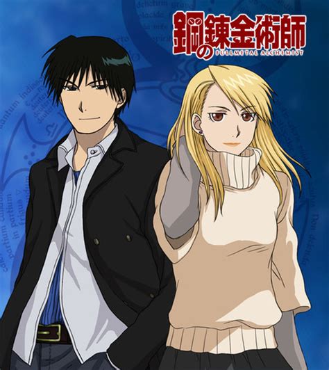 Riza Hawkeye And Roy Mustang Full Metal Alchemist Photo 36827643 Fanpop