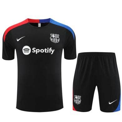 Camiseta Fc Barcelona Pre Match Negro Pantalones