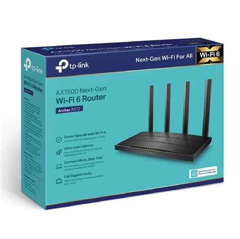 TP Link AX1500 Gigabit Wi Fi 6 Router รน Archer AX12 AB SHOP