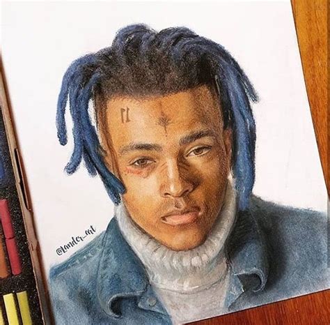 Xxxtentacion Poster Xxxtentacion Print Rap Legend Portrait Etsy Artofit