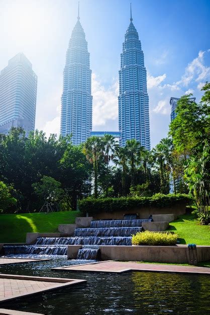 Premium Photo Cityscape Of Kuala Lumpur City Skyline On Blue Sky