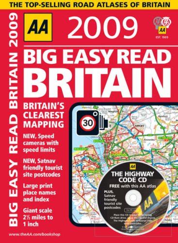 Aa Big Easy Read 2009 Britain Aa Atlases And Maps Automobile