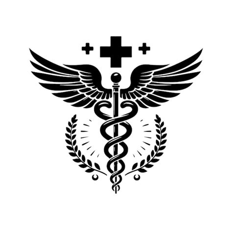 Símbolo de salud de CADUCEUS Ilustración de icono médico y relacionado