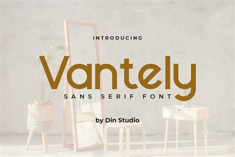 Vantely Modern Sans Serif Font Sans Serif Fonts ~ Creative Market